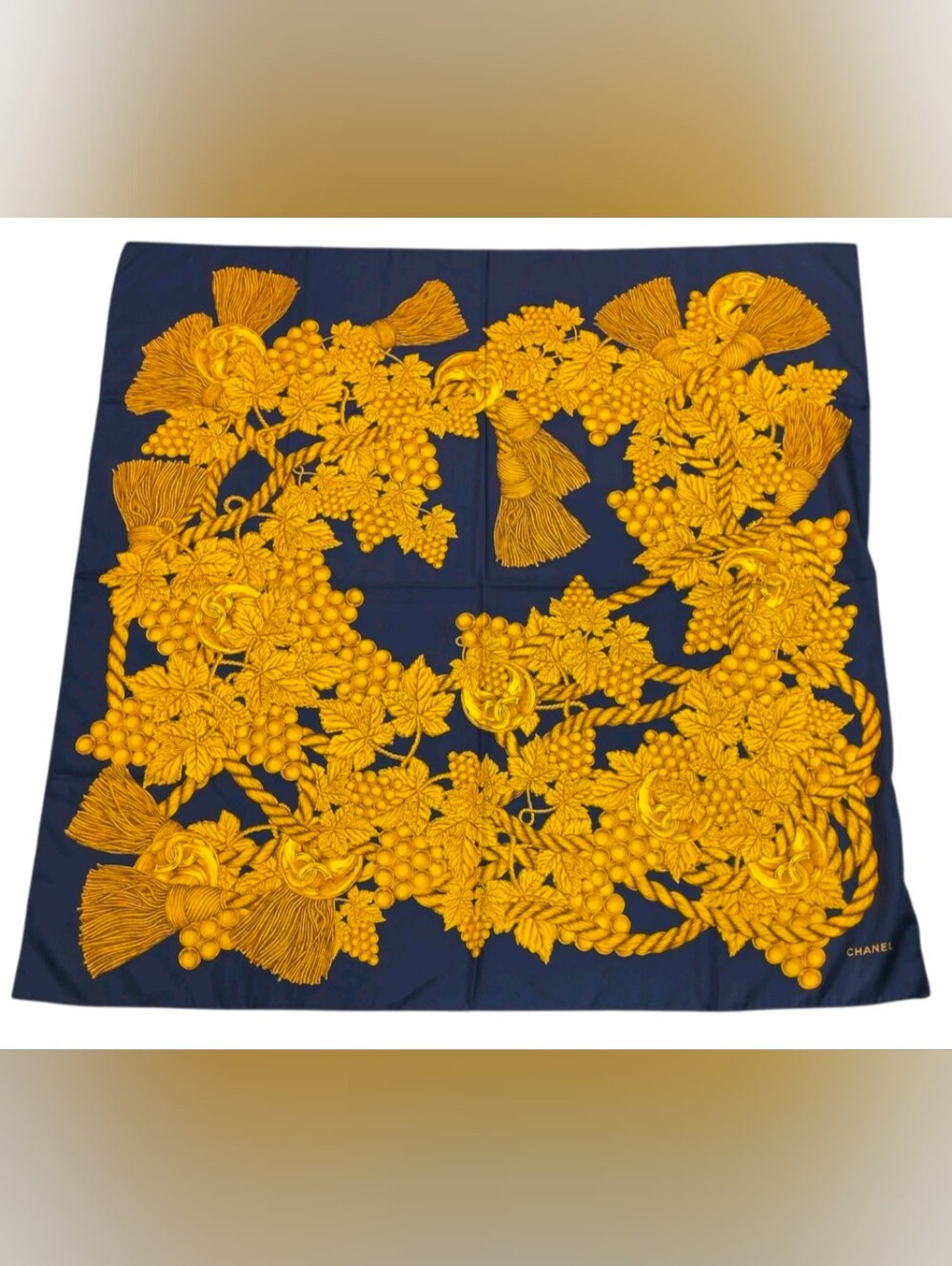 Chanel Silk Scarf Vintage